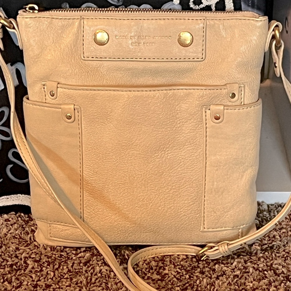 MARC BY MARC JACOBS Beige Goat Leather Crossbody Bag